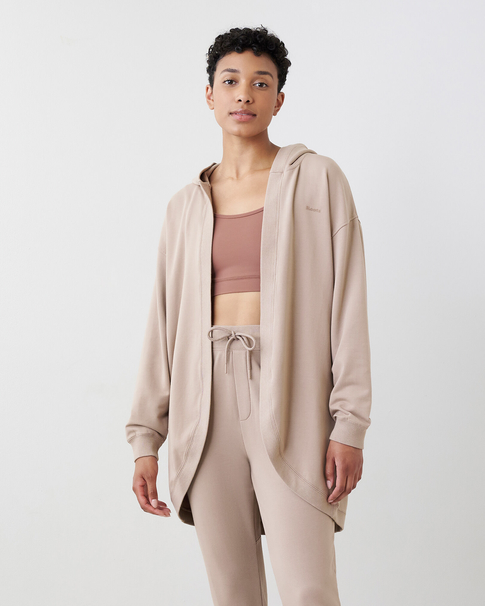 Modal Blend Terry Cardigan | Roots CA