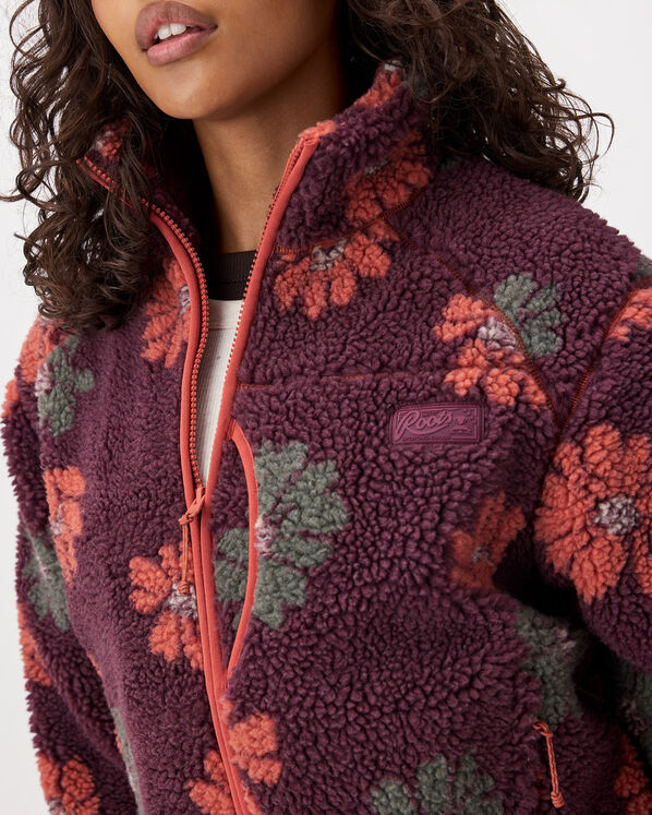 Blouson floral en mouton Alta