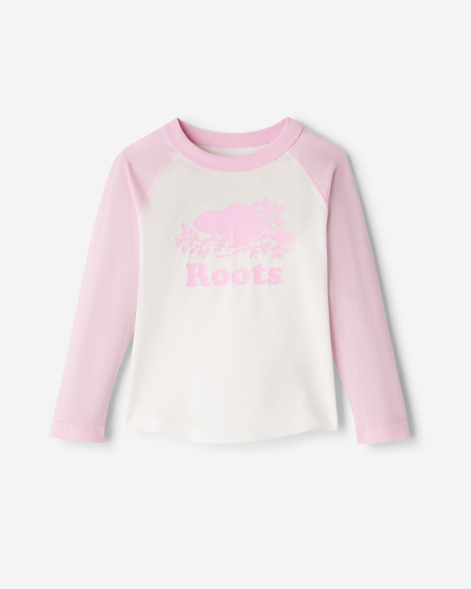 T-shirt style baseball Cooper en coton bio pour tout-petits