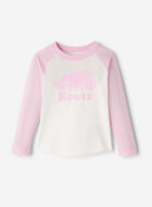T-shirt style baseball Cooper en coton bio pour tout-petits