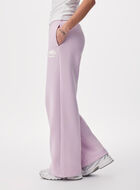 Pantalon molletonn&eacute; en coton biologique &agrave; jambe large Cooper 
