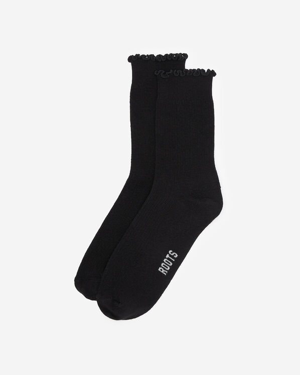 Chaussettes courtes à volants Alice pour femme 