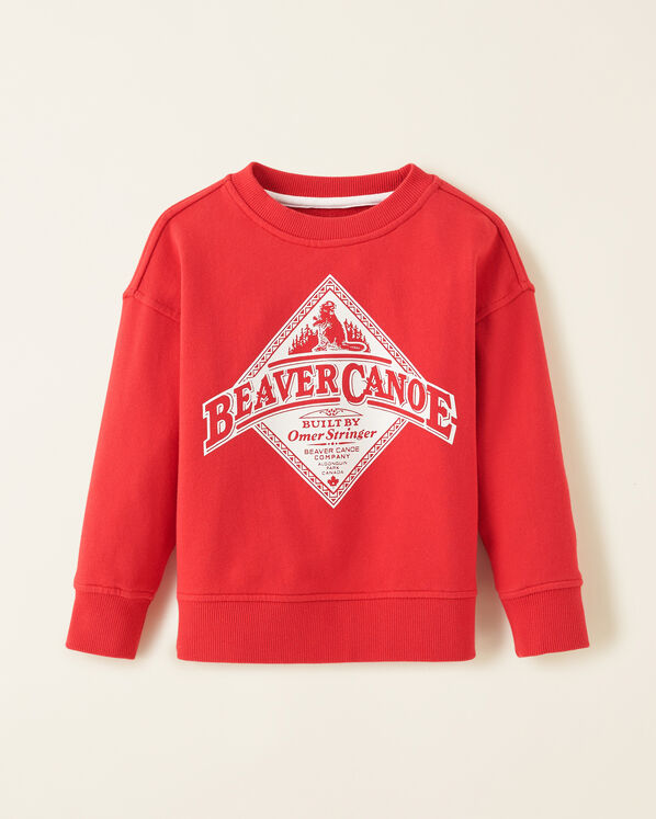 Toddler Beaver Canoe Relaxed Crew Sweatshirt