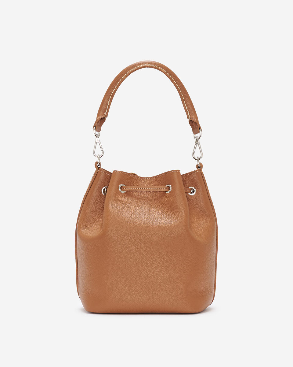 Sac seau en cuir Cervino