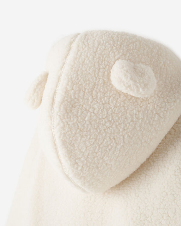 Baby Alta Shearling Fleece Romper Hoodie