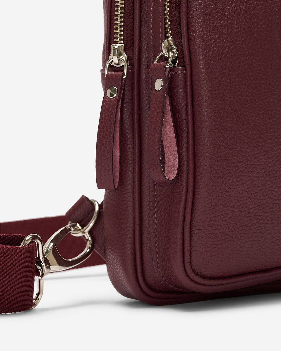Sac &agrave; bandouli&egrave;re Trinit&eacute; en cuir Cervino
