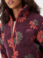 Alta Shearling Fleece Floral Jacket