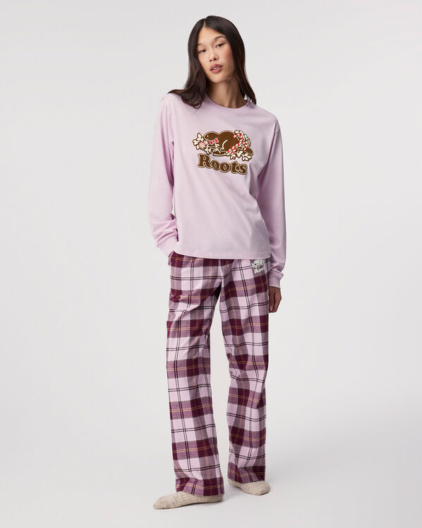 Womens Festive Cooper Long Sleeve T-Shirt
