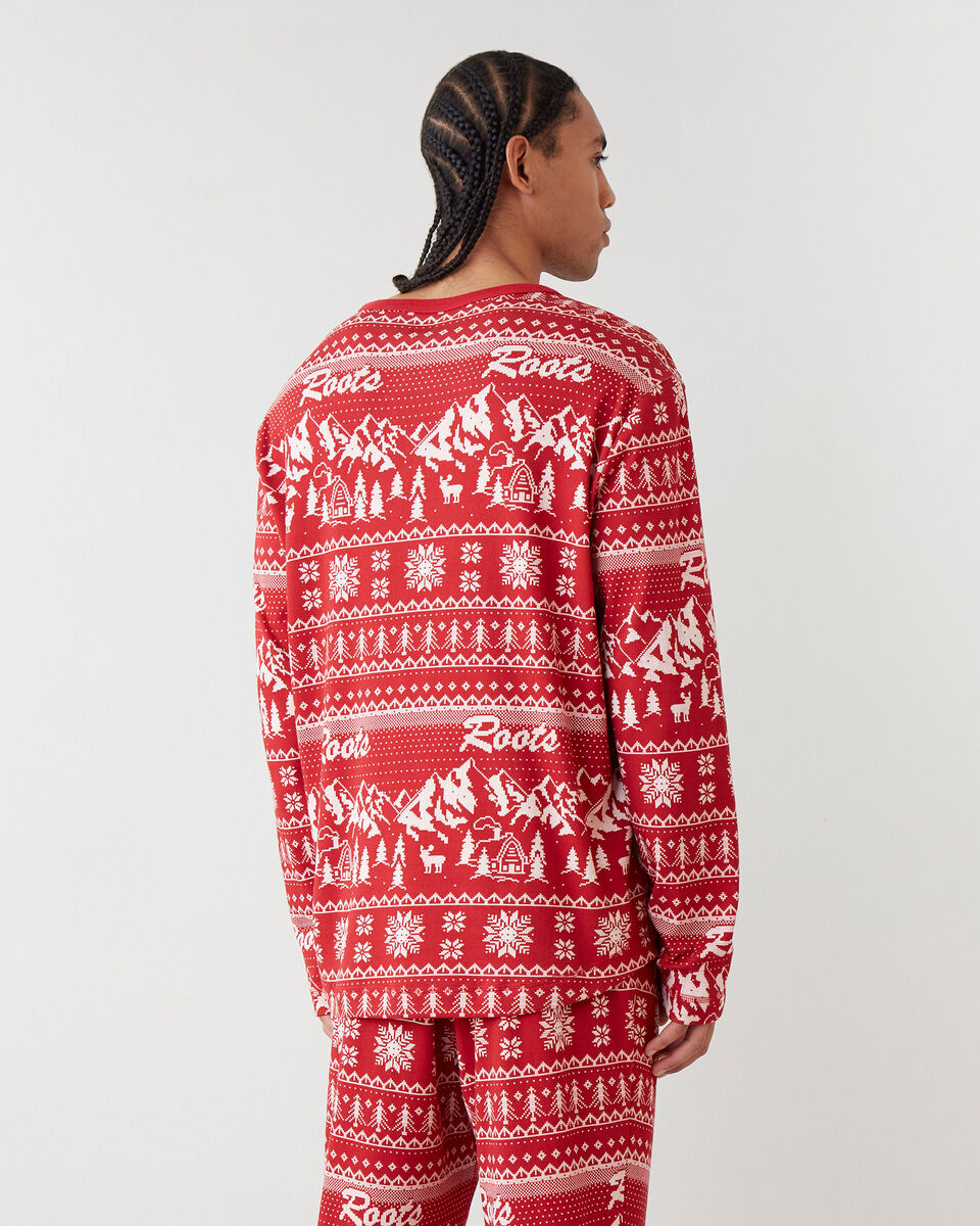 Mens Winter Wonderland Pajama Top