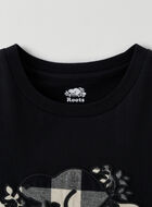 T-shirt à carreaux Cooper pour femme