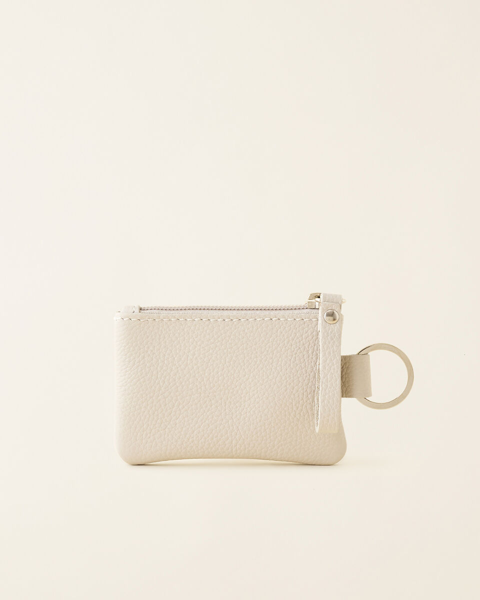 Pochette à glissière en cuir Cervino