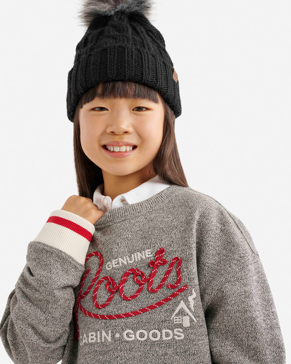 Kids Cabin Rope Applique Crew Sweatshirt