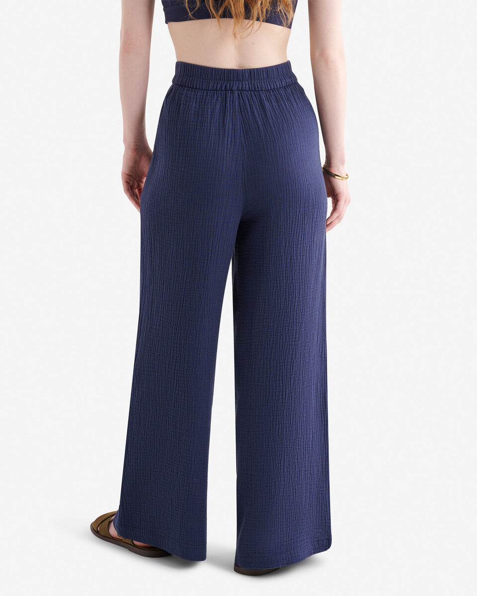 Isla Cotton Gauze Wide Leg Pant