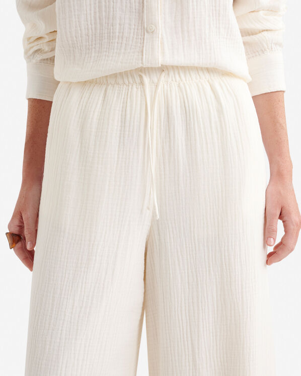 Isla Cotton Wide Leg Pant