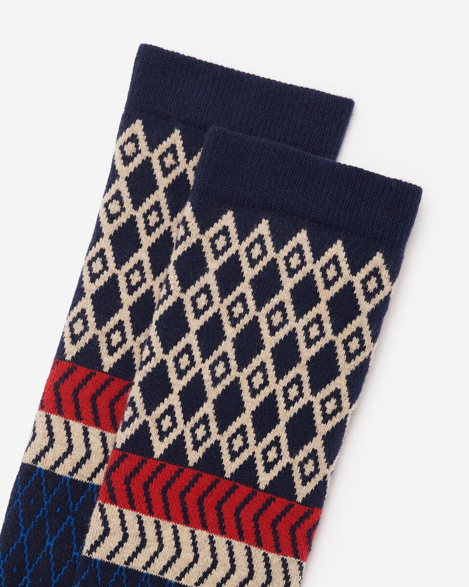 Adult Modern Fair Isle Boot Sock