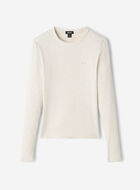 Roam Rib Fitted Long Sleeve Top