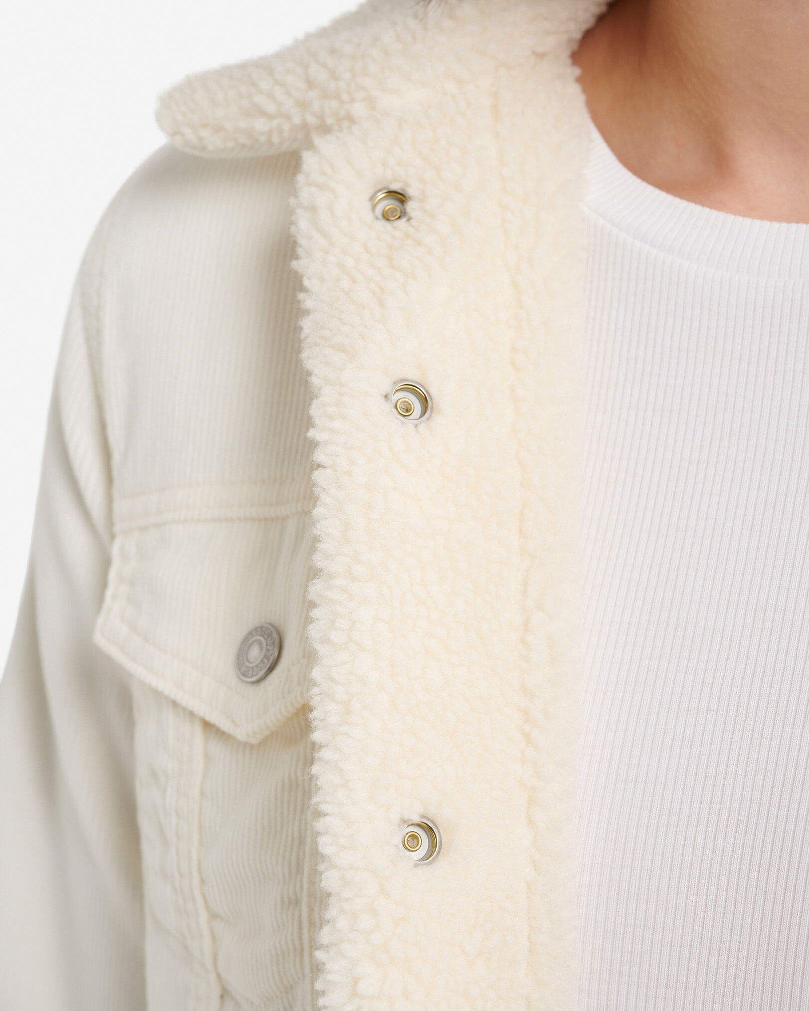 Veste en sherpa originale Levi's pour femme