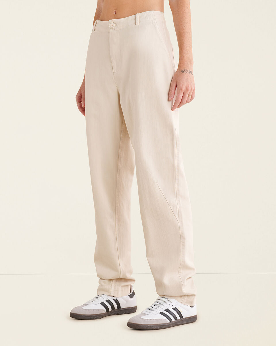 Soft Twill Barrel Pant