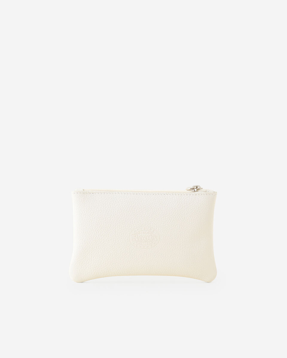Pochette moyenne à glissière en cuir Cervino