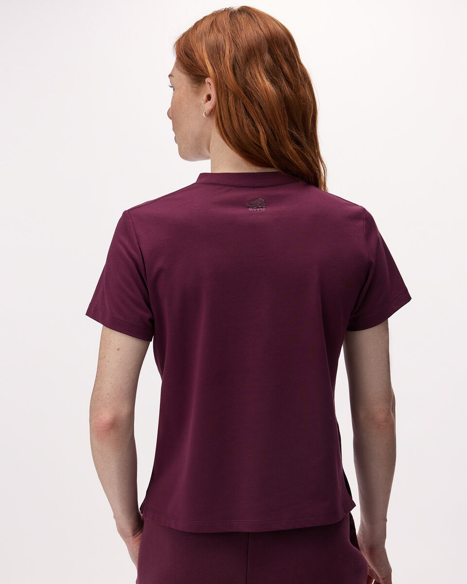 T-shirt sport &agrave; manches courtes en tricot