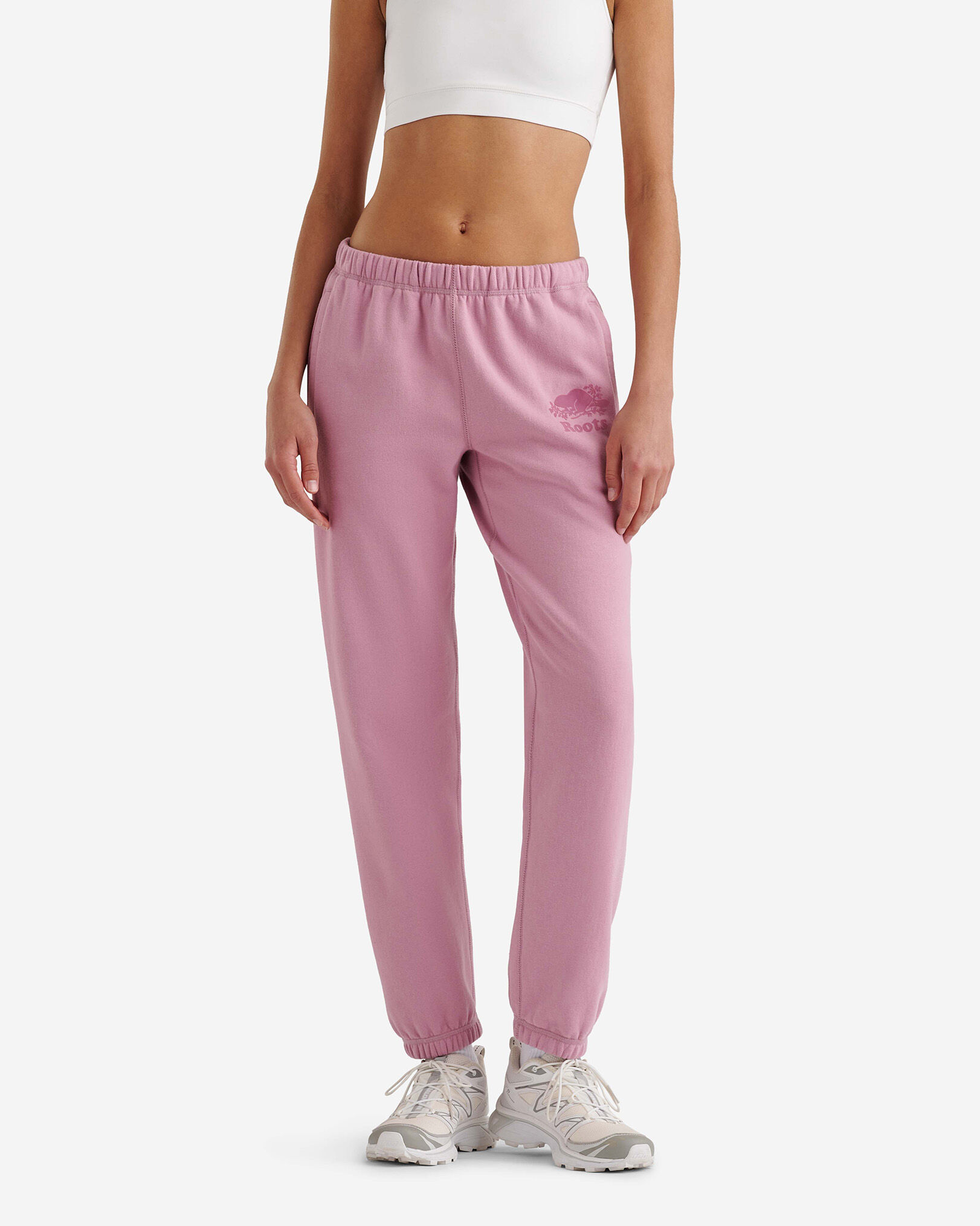 Pink roots best sale sweatpants