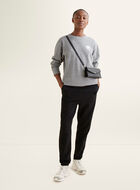 Pantalon en molleton de coton bio à taille haute Cooper