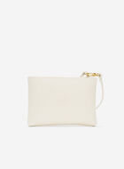 Monogram Wristlet Ivory