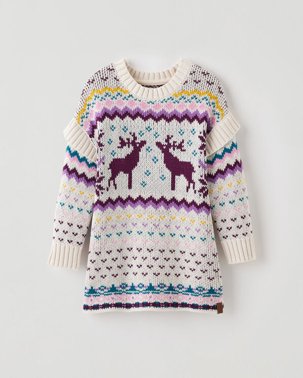 Toddler Girls Fair Isle Sweater Dress