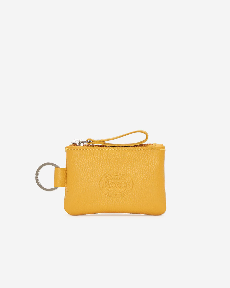 Pochette à glissière en cuir Cervino