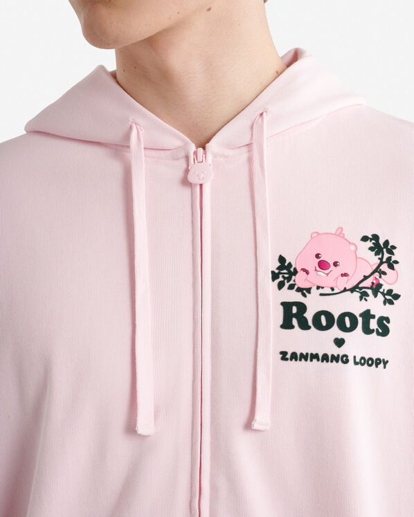 Chandail &agrave; capuchon et glissi&egrave;re Roots X Zanmang Loopy