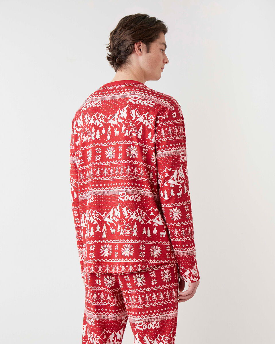 Mens Winter Wonderland Pajama Top