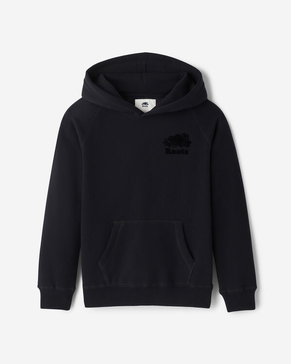 Chandail kangourou original à capuchon en coton bio pour enfants