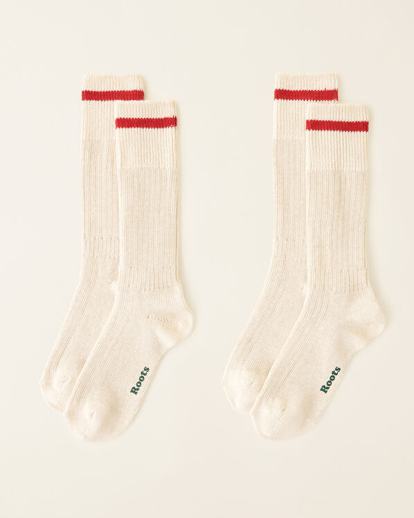 Adult Cotton Cabin Sock 2 Pack
