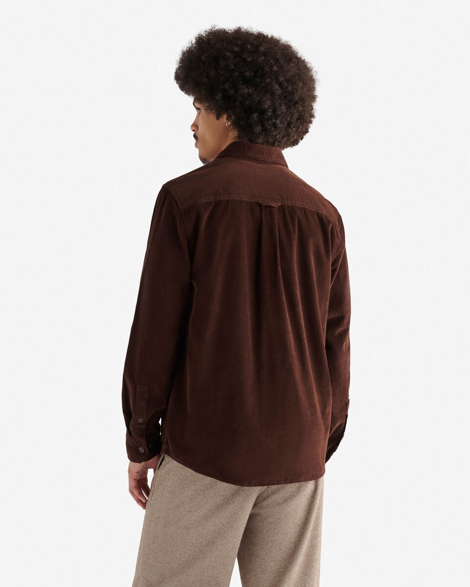 Chemise de travail en velours côtelé