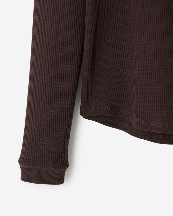 Waffle Long Sleeve Top