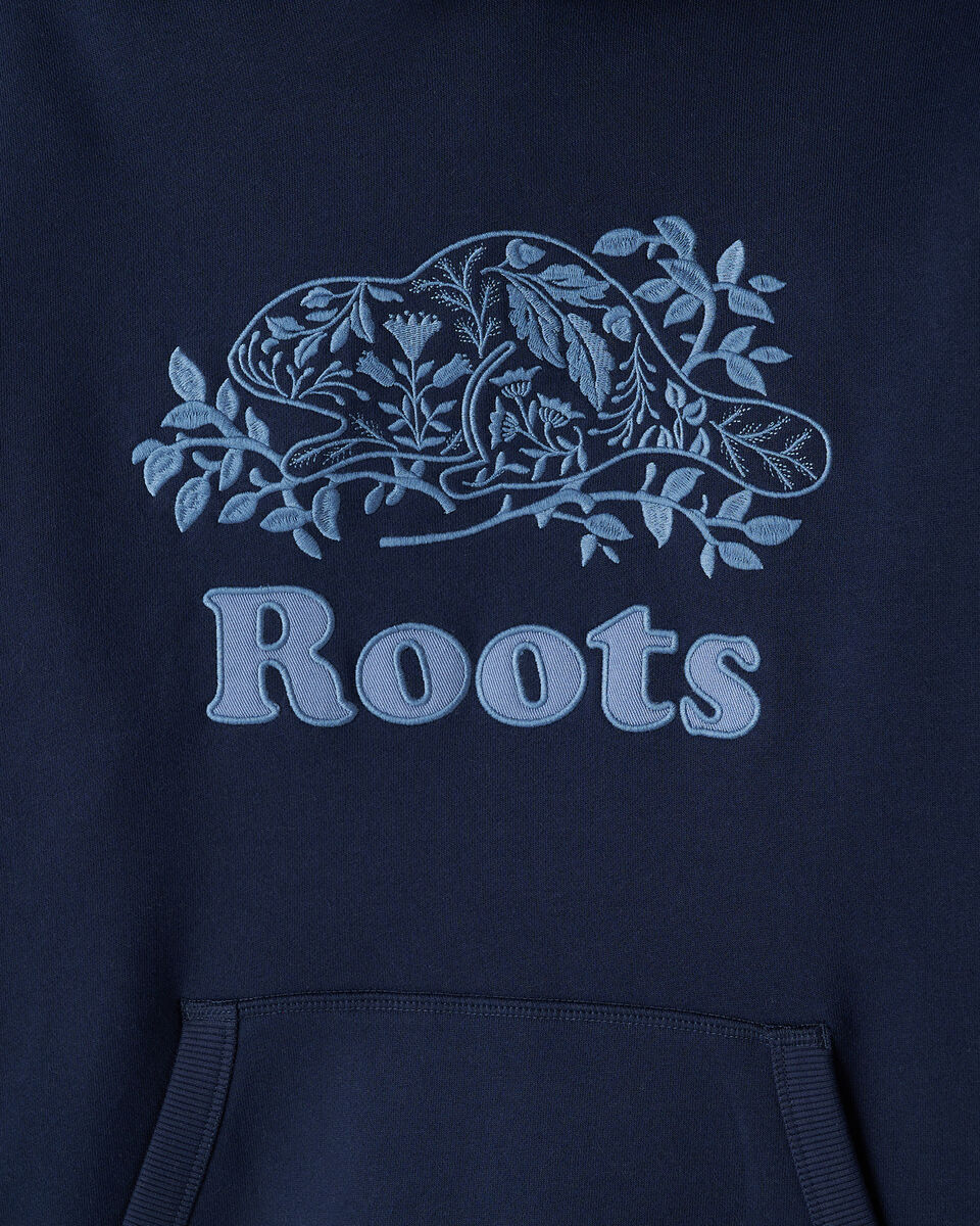 Organic Cooper Nordic Floral Kanga Hoodie