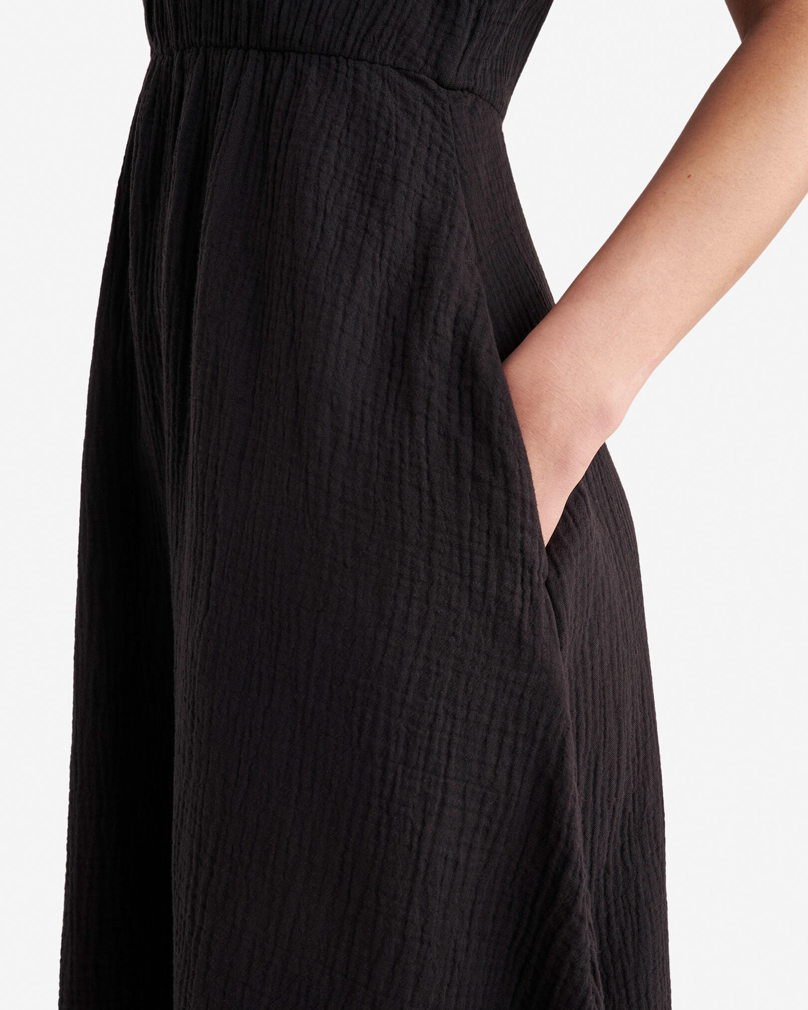 Isla Cotton Gauze Tea Dress