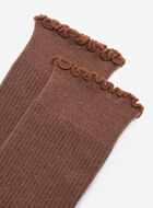 Womens Alice Ruffle Quarter Top Sock