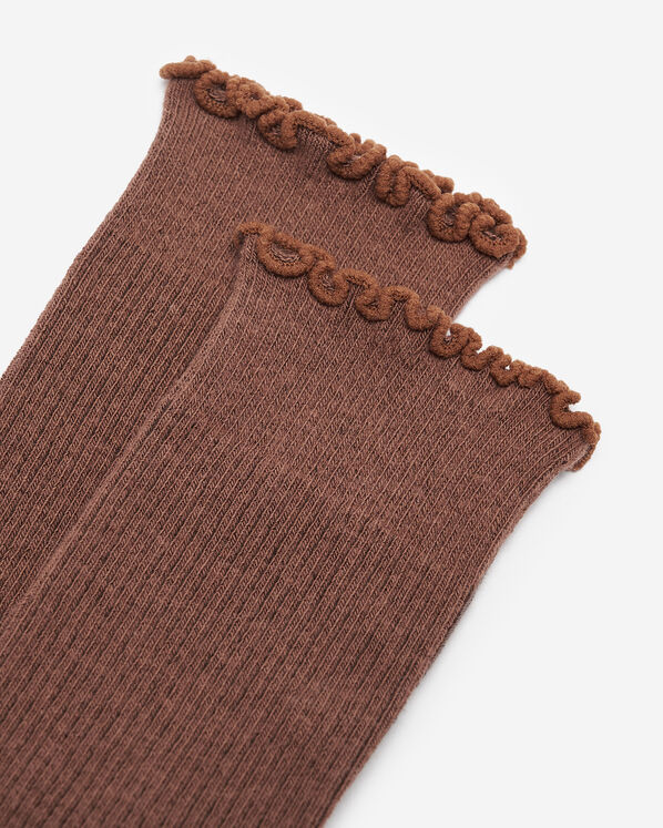 Chaussettes courtes à volants Alice pour femme 