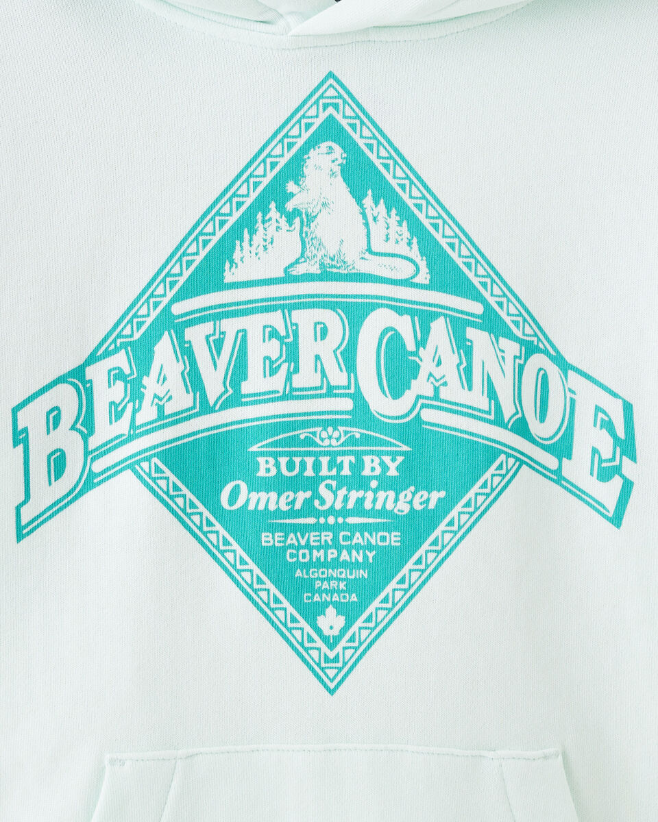 Chandail à capuchon décontracté Beaver Canoe pour enfants