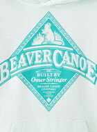 Chandail à capuchon décontracté Beaver Canoe pour enfants