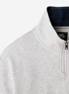 Plaid Applique Quarter Zip