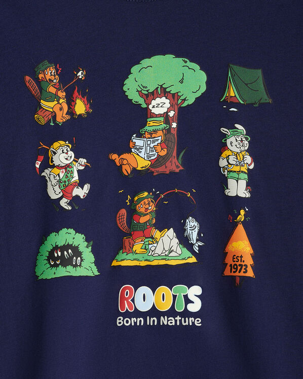 T-shirt Camp phosphorescent pour enfant