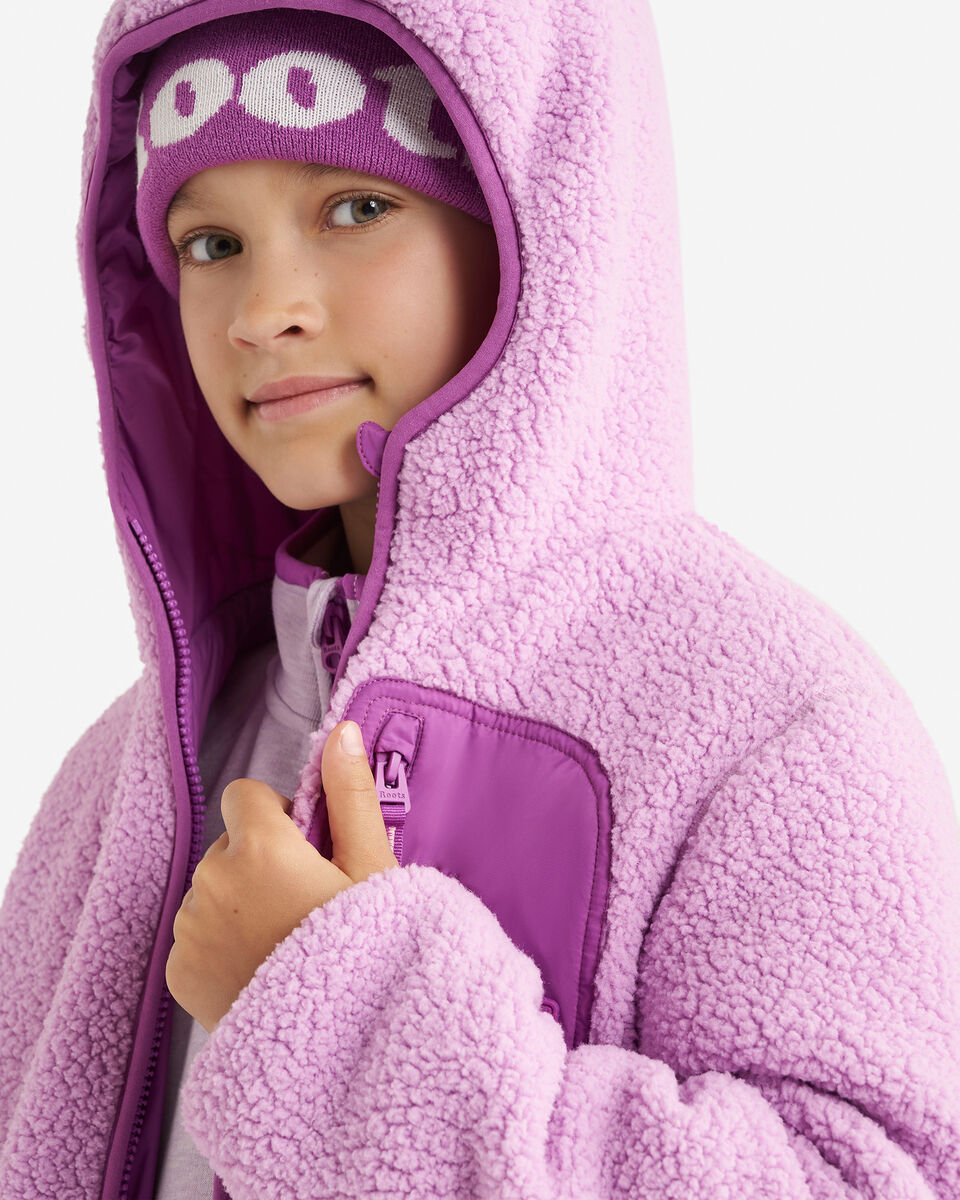 Blouson en mouton réversible pour enfants