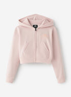 Girls Cozy Cooper Shrunken Zip Hoodie