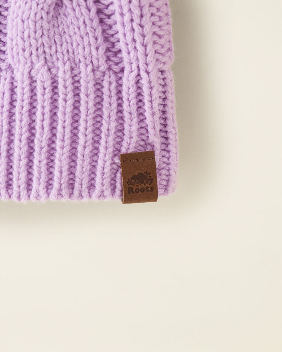 Toddler Girls Cable V-Neck Sweater Dress