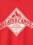 Mens Beaver Canoe Relaxed T-shirt