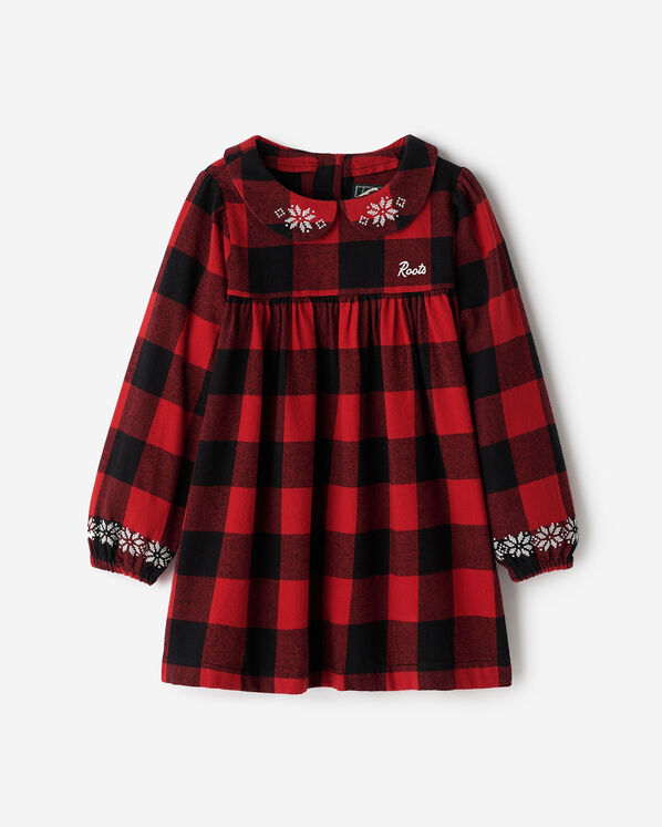 Toddler Girls Babydoll Park Plaid Dress