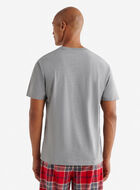 T-shirt Cooper à carreaux pour hommes
