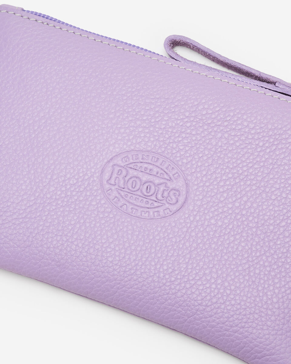 Pochette moyenne à glissière en cuir Cervino